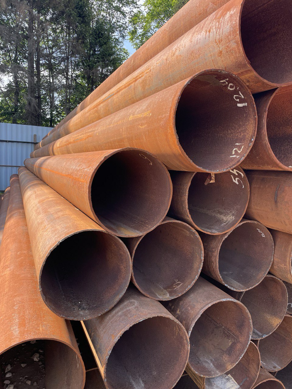 Труба бу 377х6 прямошовная электросварная нерабочая